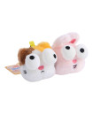 Bulging-Eye Magnetic Plush Character Keychain Set - w/p